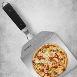 RVS Pizzaschep Inklapbaar Vierkant Handvat - Taartschep - Pizzaspatel BBQ Pannekoeken Spatel -Merkloos Winkel 1200x1200 522