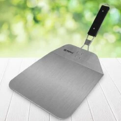 RVS Pizzaschep Inklapbaar Vierkant Handvat - Taartschep - Pizzaspatel BBQ Pannekoeken Spatel -Merkloos Winkel 1200x1200 523