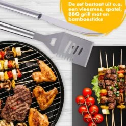 BBQ Accesoires Set Gereedschap Tang Borstel Barbecue Kookgerei - 10 Delig -Merkloos Winkel 1200x1200 542