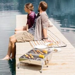 BBQ Collection Houtskoolbarbecue - Cilinder - Chroom 18 BBQ Collection Houtskoolbarbecue - Cilinder - Chroom -Merkloos Winkel 1200x1200 577