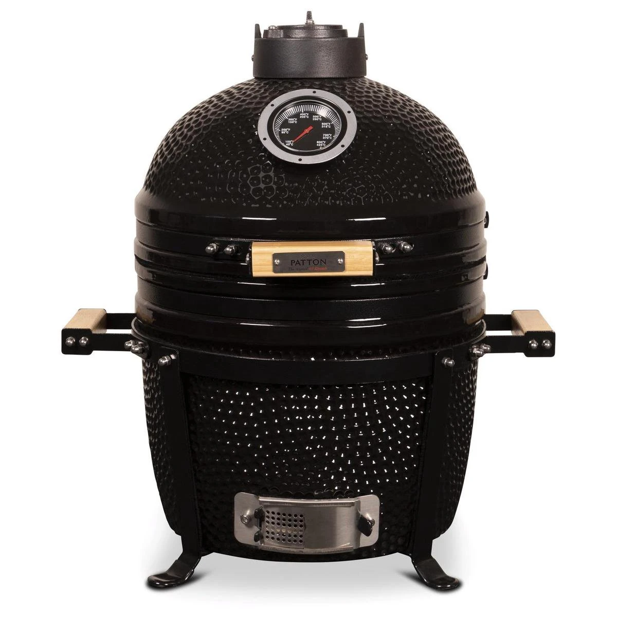 Patton Kamado 15" - Keramisch - Tafel Model - Premium Black - Medium - Zwart 14 Patton Kamado 15" - Keramisch - Tafel Model - Premium Black - Medium - Zwart - Afbeelding 12