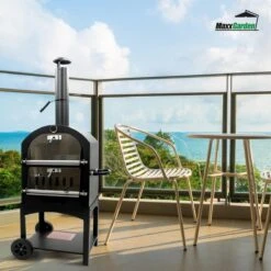 MaxxGarden Pizza Oven - Smoker Barbecue Op Hout, Houtskool Of Pellets - 45 X 65 X 158cm -Merkloos Winkel 1200x1200 590