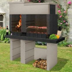 Sarom Fuoco - Betonnen Barbecue - San Pedro - Houtskool En Hout - 160 X 51.5 X 172,2 Cm 6 Sarom Fuoco - Betonnen Barbecue - San Pedro - Houtskool En Hout - 160 X 51.5 X 172,2 Cm -Merkloos Winkel 1200x1200 602