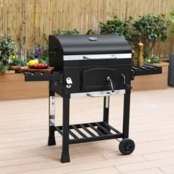 Alice's Garden Houtskool BBQ Bernard - Smoker - Verstelbare Houtskoolbak - Zwart 17 Alice's Garden Houtskool BBQ Bernard - Smoker - Verstelbare Houtskoolbak - Zwart -Merkloos Winkel 1200x1200 605