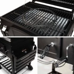 Alice's Garden Houtskool BBQ Bernard - Smoker - Verstelbare Houtskoolbak - Zwart 18 Alice's Garden Houtskool BBQ Bernard - Smoker - Verstelbare Houtskoolbak - Zwart -Merkloos Winkel 1200x1200 606