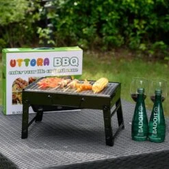 Merkloos Decopatent® Portable Houtskool BBQ - Barbecue - Inklapbaar - Barbecue Houtskool - Tafel Grill - Camping - Strand - Festival - Park -Merkloos Winkel 1200x1200 620