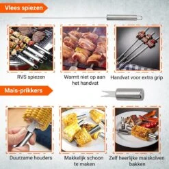 BBQ Accesoires Gereedschapset Koffer Set Tang Borstel Schort Barbecue Dagdeals - Chef Cook BBQ Accessoires Set 16 BBQ Accesoires Gereedschapset Koffer Set Tang Borstel Schort Barbecue Dagdeals - Chef Cook BBQ Accessoires Set -Merkloos Winkel 1200x1200 649
