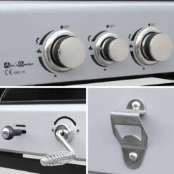 Alice's Garden Houtskool Barbecue - Grilloppervlak (LxB) 41 X 44 Cm - Gas En Houtskool - 3 Branders - Marsac Zwart 9 Alice's Garden Houtskool Barbecue - Grilloppervlak (LxB) 41 X 44 Cm - Gas En Houtskool - 3 Branders - Marsac Zwart -Merkloos Winkel 1200x1200 672