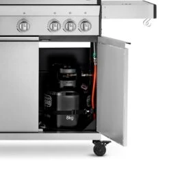 Burnhard Gas BBQ Big FRED Deluxe - 4 Branders - Incl. Keramische Infraroodbrander & Afdekhoes - Deluxe -Merkloos Winkel 1200x1200 695