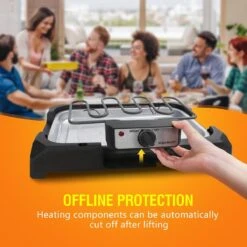 Aigostar Lava 30LDQ - Elektrische Grill - BBQ - Tafel Barbecue - Grilloppervlakte 41 X 24 Cm - 2000 Watt 11 Aigostar Lava 30LDQ - Elektrische Grill - BBQ - Tafel Barbecue - Grilloppervlakte 41 X 24 Cm - 2000 Watt -Merkloos Winkel 1200x1200 770