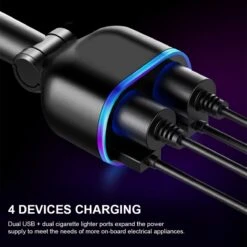 Auto Sigarettenaansteker Splitter - Losse Oplader - USB 2.0 A/USB 3.0 A 2 Poorten - Zwart - Snellader - Splitter - Auto Lader USB 17 Auto Sigarettenaansteker Splitter - Losse Oplader - USB 2.0 A/USB 3.0 A 2 Poorten - Zwart - Snellader - Splitter - Auto Lader USB -Merkloos Winkel 1200x1200 80