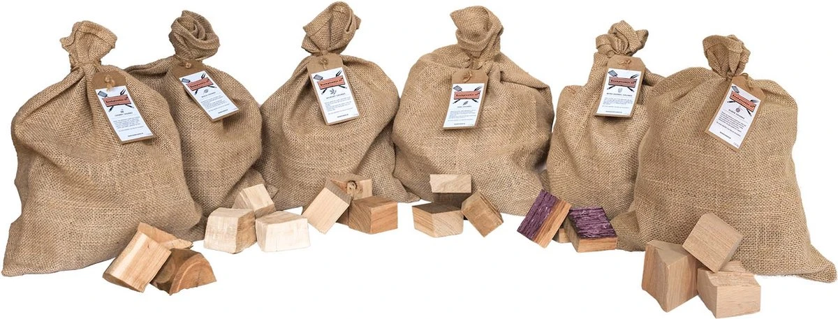 Chunks Assortiment XXL | BBQ | Rookhout | Kadopakket 3 Chunks Assortiment XXL | BBQ | Rookhout | Kadopakket