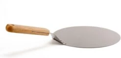 Inpro Pizzaschep RVS - Rond - Voor BBQ En Oven - Pizzaspatel - Taartschep - Houten Handvat - BBQ Gereedschap - Keukengerei - 30 Cm Diameter - Spatel -Merkloos Winkel 1200x575