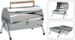 BBQ Collection Houtskoolbarbecue - Cilinder - Chroom 29 BBQ Collection Houtskoolbarbecue - Cilinder - Chroom -Merkloos Winkel 1200x651
