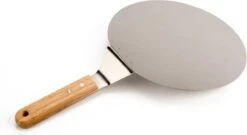 Inpro Pizzaschep RVS - Rond - Voor BBQ En Oven - Pizzaspatel - Taartschep - Houten Handvat - BBQ Gereedschap - Keukengerei - 30 Cm Diameter - Spatel -Merkloos Winkel 1200x655