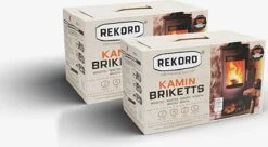 Bruinkoolbriket 10 Kg REKORD- Briketten - Brandhout-briketten Geperst -houtkachel 10kg - 18stk -Merkloos Winkel 1200x660