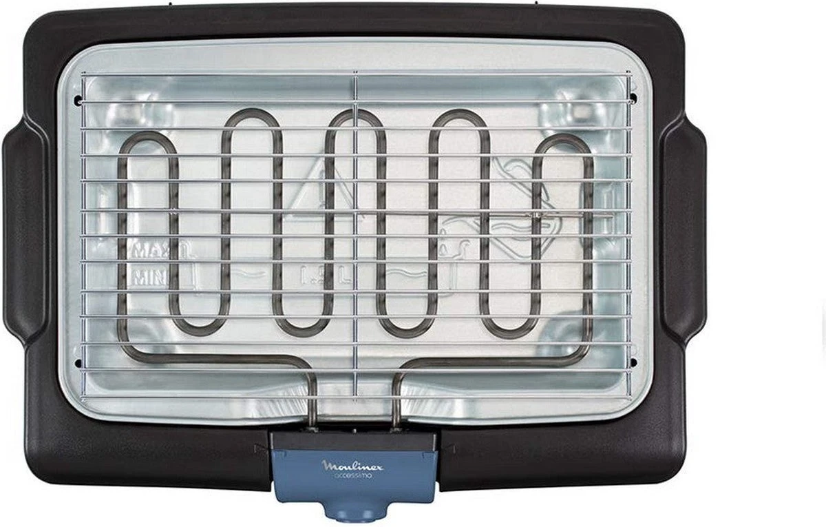 Moulinex BG134812 Barbecue Tafelblad Electrisch 2100W Zwart, Blauw, Zilver Barbecue 8 Moulinex BG134812 Barbecue Tafelblad Electrisch 2100W Zwart, Blauw, Zilver Barbecue - Afbeelding 6