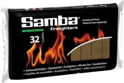 Samba Aanmaakblokjes Bruin (32 Stuks) - Milieuvriendelijk -Merkloos Winkel 1200x805
