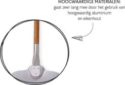 Boska Pizzaschep Barbecue - Kort Handvat - Stabiel - Aluminium - Eikenhout - BBQ Accessoires -Merkloos Winkel 1200x811 1