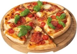 Boska Pizzaplank Friends L - BBQ Accessoires - Eikenhout - Handige Opvanggeul - Ø 34 Cm -Merkloos Winkel 1200x844 1