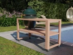 BBQ Tafel - Geschikt Voor Big Green Large/Bastard Large/Bastard Large Urban/Yakiniku 19 Inch/Monolith Large - Eikenhout - 87 Cm -Merkloos Winkel 1200x900 20