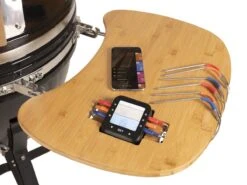 Patton - Kamado 21" - Premium Black - Keramische Barbecue - Incl. Bluetooth Kerntemperatuurmeter - LED Verlichting - Large - Compleet - Zwart -Merkloos Winkel 1200x900 28