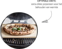 Boska Pizzasteen Deluxe Rechthoek - Voor De Oven - Knapperige Pizza's - 40x32 Cm - BBQ Accessoires -Merkloos Winkel 1200x942