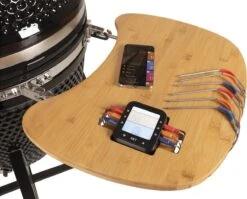 Patton - Kamado 21" - Premium Black - Keramische Barbecue - Incl. Bluetooth Kerntemperatuurmeter - LED Verlichting - Large - Compleet - Zwart -Merkloos Winkel 1200x969 1