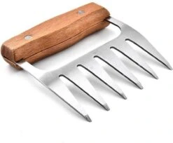 GrillX Luxe Vleesklauwen - Houten Handvat - RVS Meat Claws - Vleesshredder - Pulled Pork, Chicken - BBQ Accesoires 8 GrillX Luxe Vleesklauwen - Houten Handvat - RVS Meat Claws - Vleesshredder - Pulled Pork, Chicken - BBQ Accesoires -Merkloos Winkel 1200x992