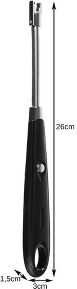 Flexibele Aansteker - USB Oplaadbaar - Keuken - BBQ - Kaars - Zwart -Merkloos Winkel 319x1200