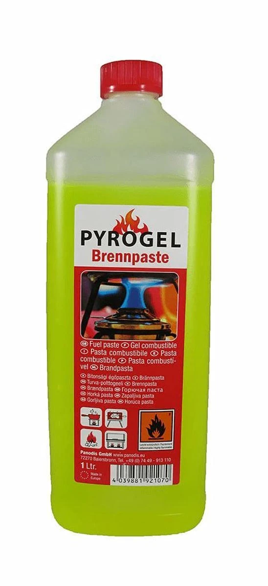 Pyrogel Brandpasta - Fles 1 Liter 4 Pyrogel Brandpasta - Fles 1 Liter - Afbeelding 2