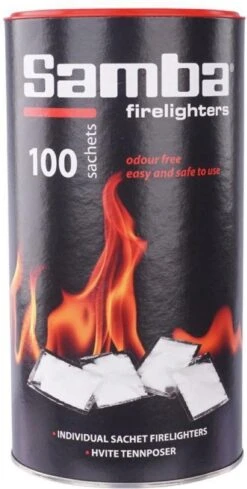 Samba Aanmaakzakjes Openhaard - 100 Stuks In Koker -Merkloos Winkel 606x1200
