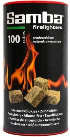 Samba Bruine Aanmaakblokjes Openhaard - 100 Stuks In Koker -Merkloos Winkel 620x1200