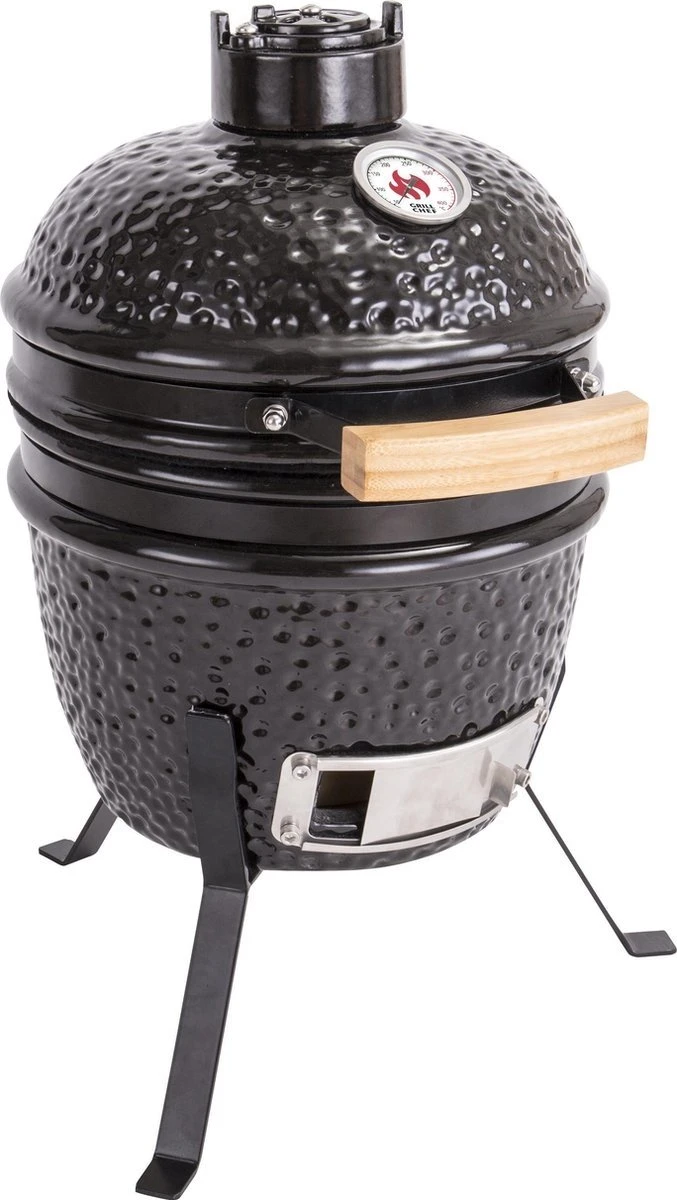 Kamado Joe Kamado Mini Kamado Grill - Zwart 3 Kamado Joe Kamado Mini Kamado Grill - Zwart