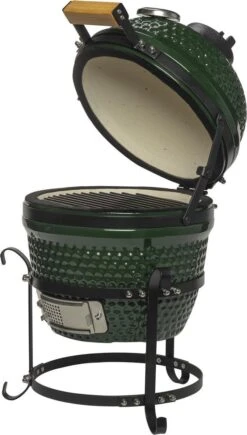 Patton Kamado Keramische Houtskoolbarbecue - 13" - Grilloppervlak Ø 28 Cm - Inclusief Heatdeflector - Groen 9 Patton Kamado Keramische Houtskoolbarbecue - 13" - Grilloppervlak Ø 28 Cm - Inclusief Heatdeflector - Groen -Merkloos Winkel 682x1200 1