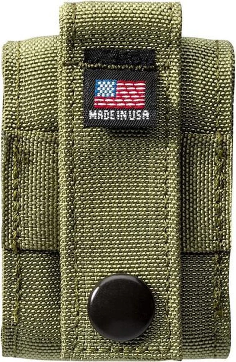 Zippo Tactical Molle Pouch / Hoes En Black Crackle Benzine Aansteker Geschenk Set OD Green 7 Zippo Tactical Molle Pouch / Hoes En Black Crackle Benzine Aansteker Geschenk Set OD Green - Afbeelding 5