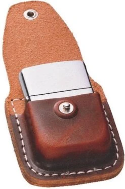 Zippo Pouch Brown With Clip -Merkloos Winkel 794x1200