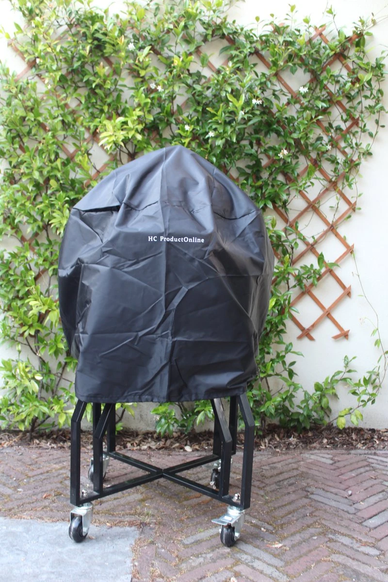 Luxe Waterdichte Ronde BBQ Hoes - 84 Cm X 77 Cm - Barbecue Beschermhoes - BBQ Accessoires - Geschikt Voor O.a. Kamado, Big Green Egg, Grill Guru, The Bastard, Patton, Weber 4 Luxe Waterdichte Ronde BBQ Hoes - 84 Cm X 77 Cm - Barbecue Beschermhoes - BBQ Accessoires - Geschikt Voor O.a. Kamado, Big Green Egg, Grill Guru, The Bastard, Patton, Weber - Afbeelding 2