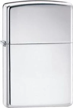 Zippo Lighter Polished Chrome -Merkloos Winkel 821x1200 1