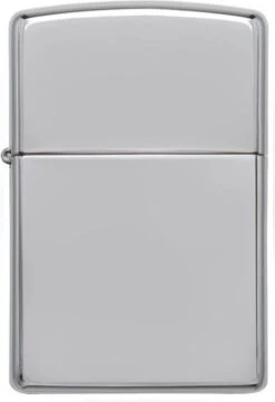 Zippo Lighter Polished Chrome -Merkloos Winkel 822x1200 4