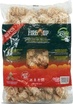 Fire-Up Aanmaak Houtkrullen - 2 Zakken Van 60 Stuks - (120 Stuks!) 5 Fire-Up Aanmaak Houtkrullen - 2 Zakken Van 60 Stuks - (120 Stuks!) -Merkloos Winkel 837x1200