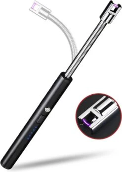 Dailygoods® Elektrische Aansteker - Plasma Aansteker - Oplaadbaar - Gift Set - Zwart -Merkloos Winkel 849x1200 1