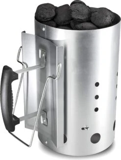 Kolen Starter GROOT - Brikettenstarter Met Veiligheidshandgreep - Snelstarter Voor Barbecue - BBQ Houtskool Starter -Merkloos Winkel 910x1200