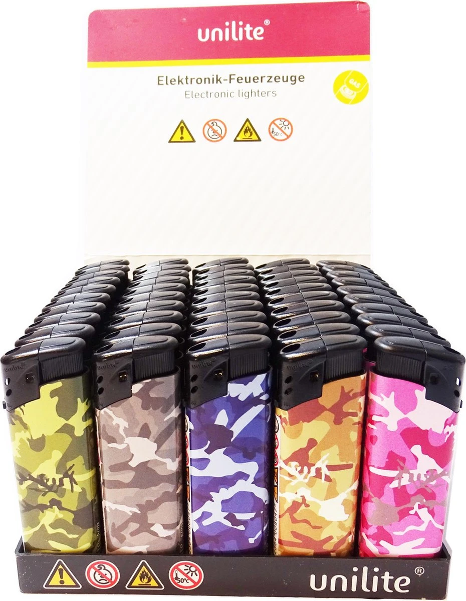 Klik Aanstekers 50 Stuks In Tray Navulbaar - Vio Deal Electronic Aansteker - Unilite Lighters 3 Klik Aanstekers 50 Stuks In Tray Navulbaar - Vio Deal Electronic Aansteker - Unilite Lighters