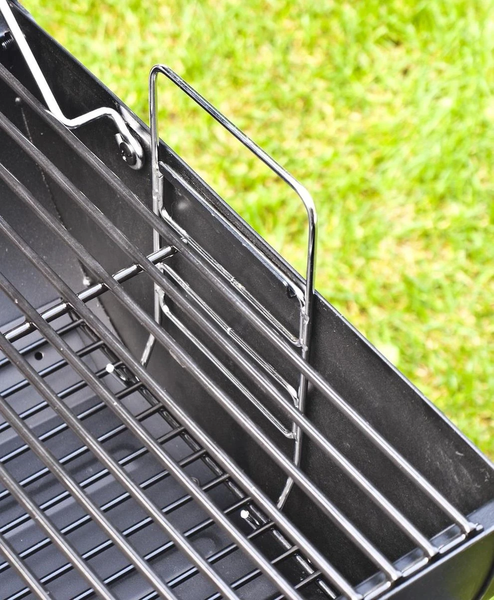 El Fuego Dakota - Barbecue - Smoker - Zwart - Grilloppervlak 66 X 41 Cm - Afmeting 132,5 X 66 X 122 Cm 7 El Fuego Dakota - Barbecue - Smoker - Zwart - Grilloppervlak 66 X 41 Cm - Afmeting 132,5 X 66 X 122 Cm - Afbeelding 5